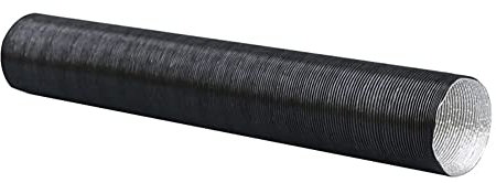 LSGGTIM Lufteinlassschlauch 60mm, 200cm Länge Heizungskanal Flexible Aluminiumfolie Rohrschlauch Auto Heizung Kanalentlüftung Warmluftauslass Abgasschlauch Auspuffrohr für Autos Luft Diesel Heizung