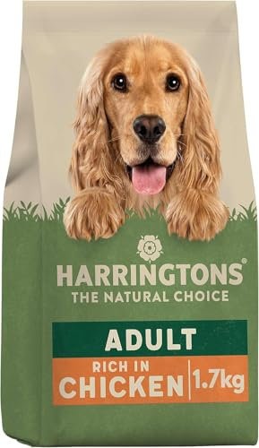Harringtons Complete Dry Adult Dog Food Chicken & Veg 1.7kg (Pack of 4) - Made with All Natural Ingredients