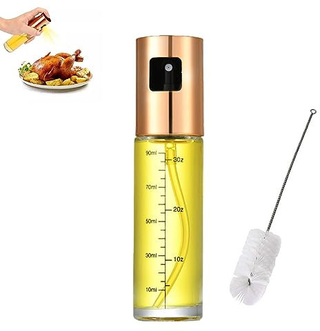 Cutiolly Pulverizador Aceite,Spray Aceite Cocina,Vaporizador Aceite Oliva para Freidora Aire,Spray Pulverizador para Cocinar,Dispensador de Aceitera Spray,Aceitera Antigoteo Dispensador