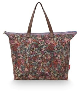 PiP Studio Tote Bag Tutti i Fiori 66x20x44cm (Green)