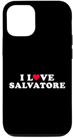 Hülle für iPhone 12/12 Pro Ich liebe Salvatore Freundin & Freund Salvatore Name