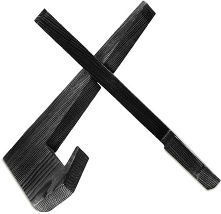 Buyongwant Tellerständer für Display, 16,5 cm Bilderrahmen, Holz, für Kochbuch, dekorative Tischkunst-Staffeleien, Platte (schwarz)