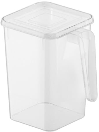 SIXRUN Refrigerator Side Door Storage Box Clear Vegetable Egg Fridge Door Organizer Container with Lid for Kitchen Fridge Door Organizer Box