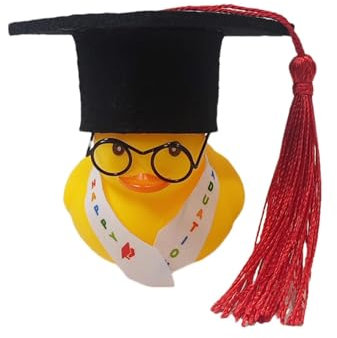 Abschluss-Enten, Abschluss-Enten 2024 - Abschlusshut Ente,Entzückende Abschluss-Enten mit Abschluss-Hut für die Dekoration von Abschlussfeiern, Feiertagen