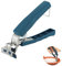 Biglumin Pinzas Cocina Profesional Pinzas Barbacoa de Acero Inoxidable y Silicona Resistentes, Pinzas para Bandeja de Pizza de Acero Inoxidable, Clip Antiquemaduras, Clip para Tazón de Plato Caliente