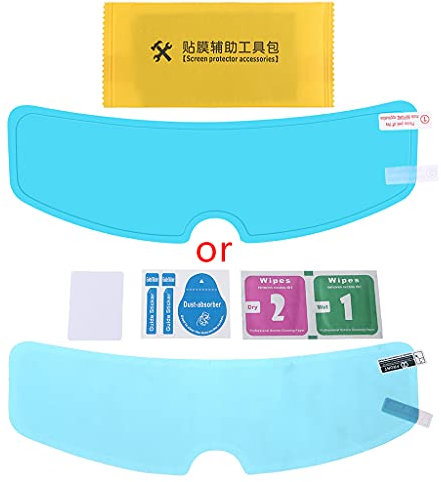 NOLOWY Regensichere Objektivfolie, transparenter Schild-Aufkleber für K3 K4 AX8 HJC Helme