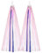 2 Stück Lenkerfransen Kinder Pompons Kinderfahrrad Fahrrad Quasten Luftschlangen Streamer Kinderfahrrad Bändchen Lenker Bänder Streamer für Mädchen Und Jungen Kinderfahrradzubehör(Rosa)