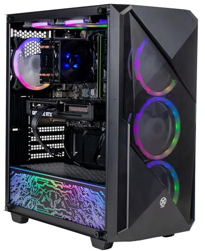 XUM Legend Prebuilt Gaming PC: Intel Core i7-10700F, Nvidia GeForce RTX 3060 12GB, 32GB DDR4 RAM, 512GB NVMe SSD, 2TB HDD, 700W PSU 80+ Bronze, aRGB, WiFi, Windows 11 Home, VR Ready, Black Case