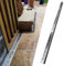 Ablaufgitter Abflussgitter Kanalablauf-Set Für Den Außenbereich, L-förmiges/gerades Edelstahl-Grabenablaufsystem Mit Metallgitter, Robuste Gully-Siebe Für Auffahrt/Terrasse/Badezimmer/Garage(Black,WxH