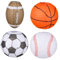 Veemoon 4 Stück Rugby-Papierlaternen faschingsdekoration fasching deko Fußballpartydekoration Fußballsportlaterne Hängende Laterne in Basketballform Hängende Laternendekoration Eisen