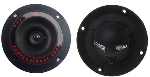 Piezoelektrischer Hornhochtöner, 100 W, Piezo-Hochtöner, Audio, Hupenlautsprecher, Höhensummer mit Lichtlautsprecher, 2 Stück