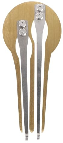 Goldene Maultrommel, Tragbares Lamellophon aus Metall 13, 0 Cm | Handgefertigte Ausführung, Heller Klang, für Erwachsene und Profis, 5, 30x1, 70cm