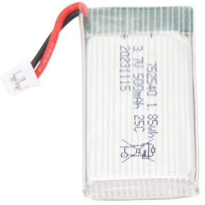 VGEBY Batterie Lipo 3,7 V 500 MAh, Batterie Légère pour Drone RC X5C avec Prise PH2.0, Protection Contre Les Surcharges et Les Courts-Circuits