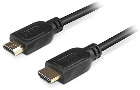 HDMI Cable 2M HDMI Lead - Ultra High Speed 18Gbps HDMI 2.0 Cable 4K @60Hz Support Fire TV, Apple TV, Ethernet, Audio Return, Video UHD 2160p, HD 1080p, Black