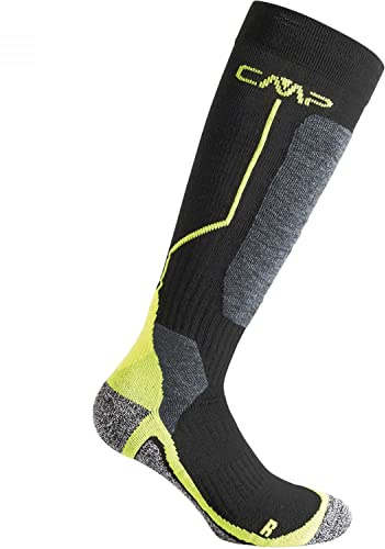 CMP Unisex Kinder Kids Ski Socks Wool Socken | schneller Feuchtigkeitstransport, Wolle für natürliche Wärme, atmungsaktives Material, geruchshemmende Behandlung
