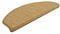 Natur Sisal Stufenmatten Honig (halbrund) einzeln oder im 15er Set in 2 Größen, Größe/Menge:24x65 cm = 1 Stck.