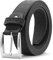 Corkor Vegan Gürtel Herren Veganes Kork Leder Schwarz Braun für Vegetarier 30mm L