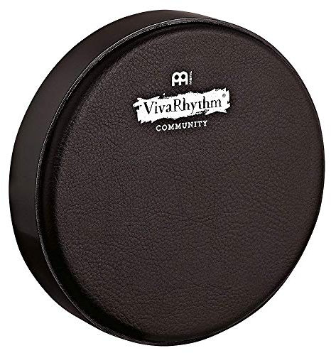 Meinl Percussion VivaRhythm Djembe Head - Nappafell für 14 Zoll Djemben - Durchmesser 35,56 cm - Vorgestimmt - Ziegenleder, Schwarz (VR-POH14-NH)