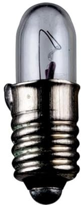 Goobay – Lotto di 5 lampadine tubolari in miniatura da 0,6 W, attacco E5,5, 12 V (CD), 50 mA, H 15 x D 4,7 mm