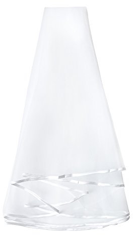 Oblique Unique® Brautschleier für JGA Junggesellinnenabschied Hochzeit Schleier Hen Party weiß