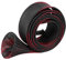 Alomejor Fishing Rod Cover Casting Fishing Rod Protector Sleeve Fishing Rod Protector Flat for Outdoor Fishing Accessory(Black Red)