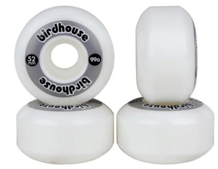 Birdhouse Grau Logo 99A - 52Mm Skateboard Rolle (One Size, Grau)