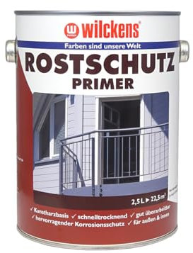 Wilckens Rostschutzprimer Grau 2,5 l Rostschutz Schutzanstrich Schutzprimer Korrosionsschutz