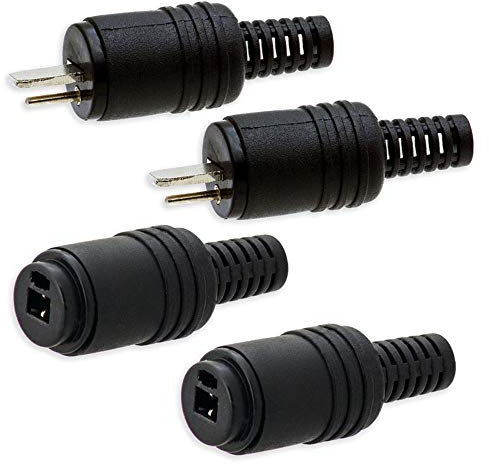 Lautsprecher Set Din 2-pol. Boxenstecker 2X LS-Stecker 2X LS-Buchsen Audio Adapter Schraubbar