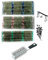 FP Drahtwickler-Set - Metallwickler - Borstenwickler - verschiedene Größen - Set nach Wahl (Set S - 36 Stck. + Bürste + Kosmetiktasche)
