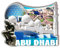 Orlybar Holzmagnet, Abu Dhabi United Arabischer EMI, 3D-Kühlschrankmagnete, Reise-Sammelstück, Souvenirs, Dekorationen, handgefertigtes Handwerk-2, TangZJ-1121