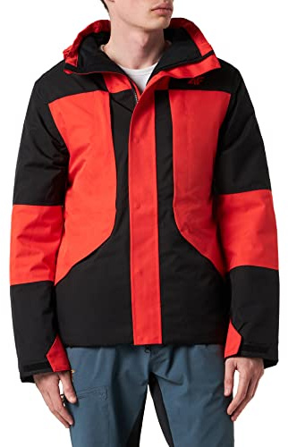 4F Men's SKI Jacket KUMN005 Jeans Red XXL Herren, Rot, XXL
