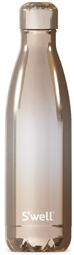 S'well Stainless Steel Water Bottle, 17oz, Rose Gold Ombre, Triple Layered Vacuum Insulated Containers Keeps Drinks Cold for 36 Hours and Hot for 18, BPA Free, Perfect for On the Go