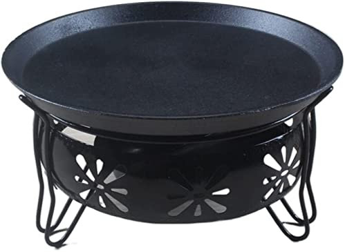 TEmkin Holzkohlegrills Barbecue Grill Tisch BBQ Herd Tragbarer Haushalt Outdoor Eisen Backform Teppanyaki