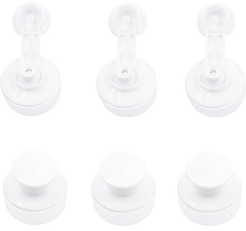 50 Pièces 28mm Bouchons de Rechange Push Pull Couvercle de Réutilisable Bouchons en plastique Bouchons de d'eau Soda Remplacement Flip Top Cap pour Sport Bouteille d'eau