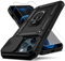 YZOK for iPhone 12 Pro Max Case,with Camera Lens Cover HD Screen Protector,[Military Grade] Ring Car Mount Kickstand Hybrid Hard PC Soft TPU Shockproof Protective Case for iPhone 12 Pro Max-Black