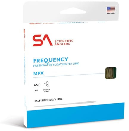 SA Frequency MPX Fliegenschnur, 4 W, Orange