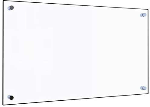 AUVYI Küchenrückwand aus Hartglas 70x40 cm Transparent Spritzschutz Glas Herd Spritzschutz Glas Spritzschutz Küche Glas Spritzschutz Hinter Herd Küchen Wandschutz Glasplatte Küche