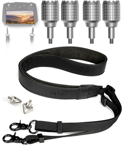 LKTOP Lanyard Neck Strap+Joysticks for DJI RC Pro Controller Neck Strap Remote Controller Sticks for DJI Mini 3 Pro/Air 2S/Mavic 3 Pro/Mavic 3 Pro Cine/Mavic 3 Classic/Mavic 3/Mavic 3 Cine