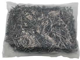 Annular Ring Shank Nails, 2mm Diameter, 500g Bag, Bright Finish, DIY Materials, UK Made