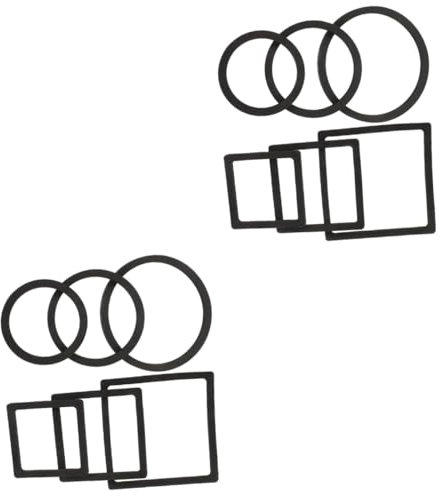 HANABASS 2sets Aquarium Floating Plant Rings Fish Feeding Hoops Floating Duckweed Rings Tank Plant for Pond Fish Feeder 6pcs*2