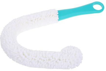 HOMOCONO Glassware Cleaner Tool Flexible Decanter Cleaning Brush Handle for Wine Glasses and Goblets Effortless Stain Removal Versatile Cleaning Kit for All Glassware