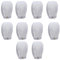 10 Pack Linternas Chinas del Cielo, Farolillos Voladores, Linternas de Papel Voladoras, Luces Brillantes Voladoras de Estilo Tradicional, Utilizadas para Cumpleaños, Fiestas,San Valentín, Bodas-Blanco