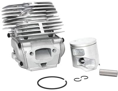 DNDJJM Cylindre-Piston de 43 mm Compatible avec Les tronçonneuses Husqvarna 545, 545XP, 550, 550XP, 550XPG, pièces détachées for Outils de Jardinage (577764706, 577764708, 577764707)