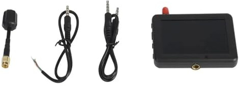 ZGLOZSH Für Micro 5.8G 40CH 3 Zoll LCD 480x320 Auto Search für FPV Monitor Eingebauter Akku Für RC Multicopter Drohne