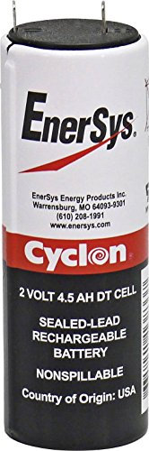 Batteria al piombo 2 V 4.5 Ah EnerSys Hawker Cyclon DT 0860-0004 Piombo-AGM x A 34 mm x 103 mm Spina piatta 4,8 mm