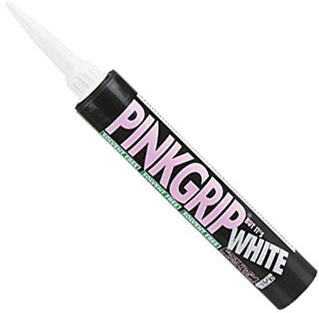 Everbuild EVBWHITEGRIP 350 ml Pinkgrip Solvent Free Cartridge Adhesive - White 6