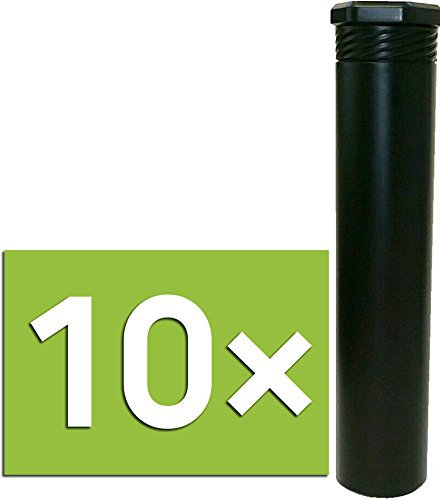 Rumold DP Drehpack Versandrollen Polyethylen (Schwarz, 10 Stück)