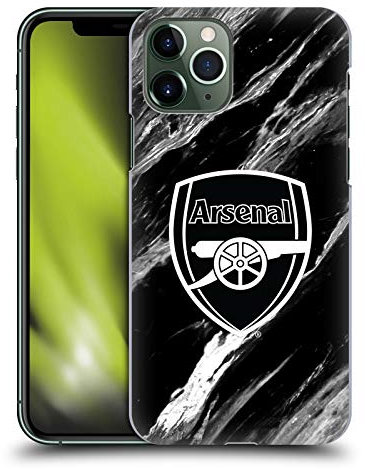 Head Case Designs Offizielle Arsenal FC Marmor Wappen Muster Harte Rueckseiten Handyhülle Hülle Huelle kompatibel mit Apple iPhone 11 Pro