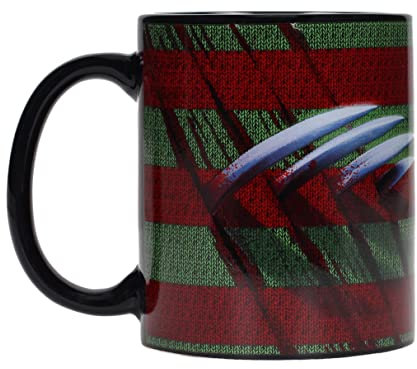 DIRAC Tasse Freddy Colors Keramik Tasse Nighmare On ELM Street Offizielles Merchandising Frühstücksbecher, nicht anwendbar