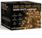 NETTA Christmas Tree Lights 2000 LED 50m Warm White - 2.5cm Bulb Distance Fairy String Lights Plug in with Timer and Memory Functions - Suitable for Outdoor/Indoor Use